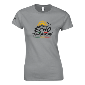 Upstr8 Women's Echo of Tomorrow T-shirt (Backprint)