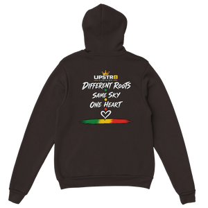 Upstr8 Unisex One Human Family Hoodie (Backprint)