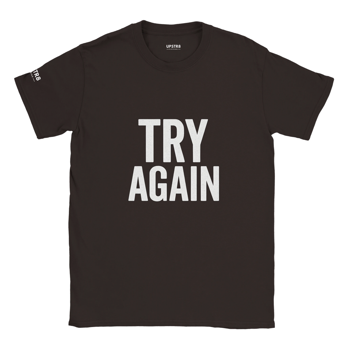 Upstr8 Try Again/Jah Rain Music T-shirt