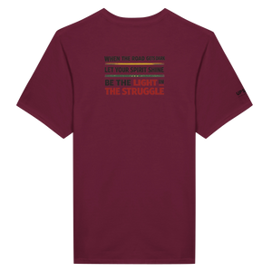 Upstr8 Light in the Struggle T-shirt (Backprint)