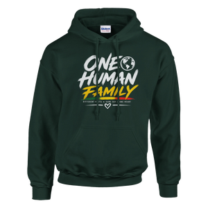 Upstr8 Unisex One Human Family Hoodie (Backprint)