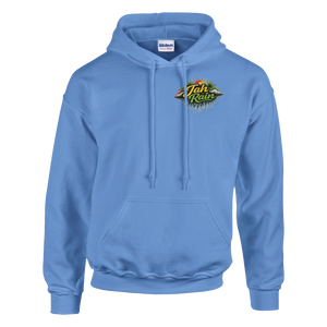 Jah Rain Waterfall/music Unisex Hoodie (Backprint)