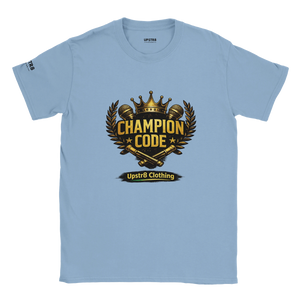 Upstr8 Champion Code Unisex T-shirt