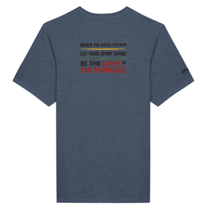 Upstr8 Light in the Struggle T-shirt (Backprint)