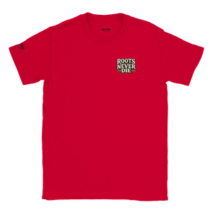 Upstr8 Roots/Jah Rain Unisex T-shirt (Backprint)