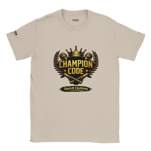 Upstr8 Champion Code Unisex T-shirt