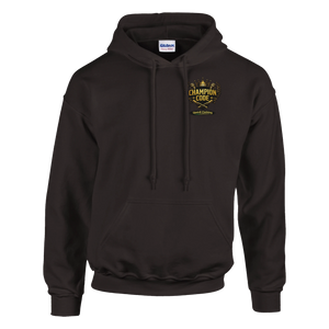 Upstr8 Champion Code Unisex Hoodie (Backprint)