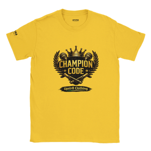 Upstr8 Champion Code Unisex T-shirt