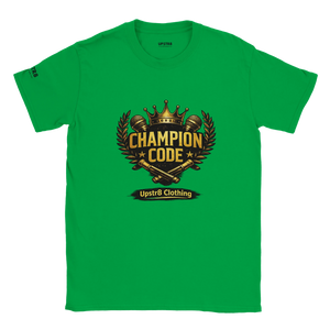 Upstr8 Champion Code Unisex T-shirt