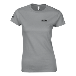 Upstr8 Roots Never Die Women's T-shirt (Backprint)