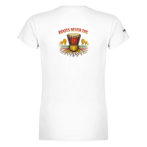Upstr8 Roots Never Die Women's T-shirt (Backprint)