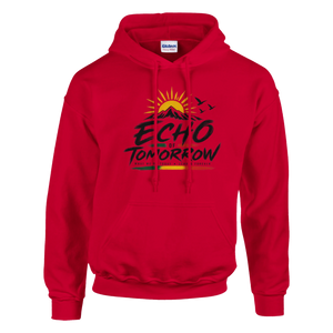 Upstr8 Unisex echo of Tomorrow Hoodie (Backprint)