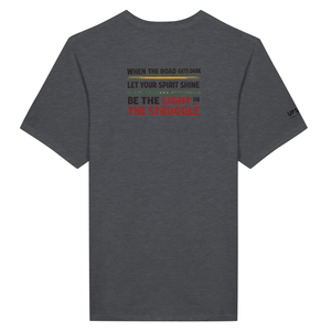Upstr8 Light in the Struggle T-shirt (Backprint)