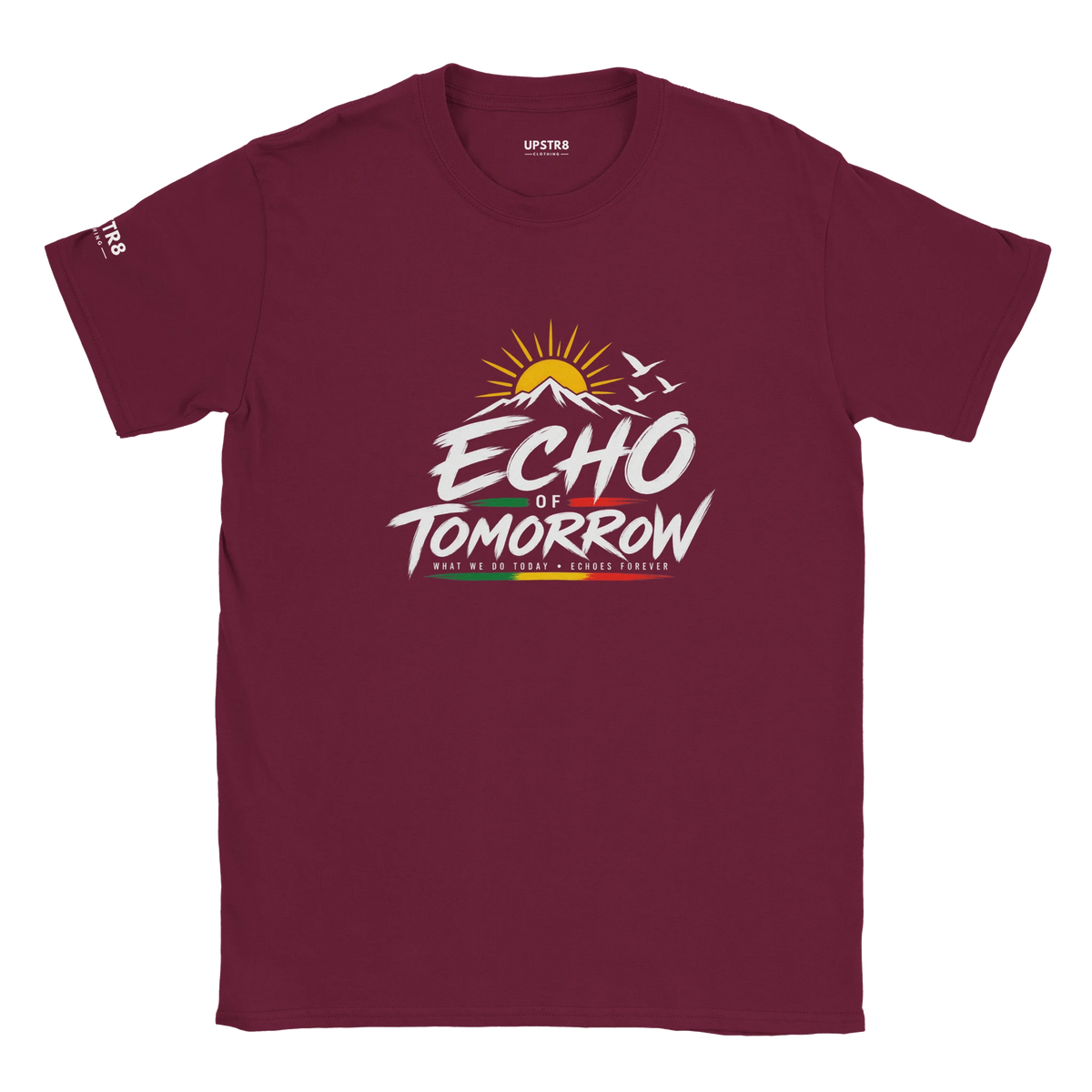 Upstr8 Echo of Tomorrow T-shirt (Backprint)