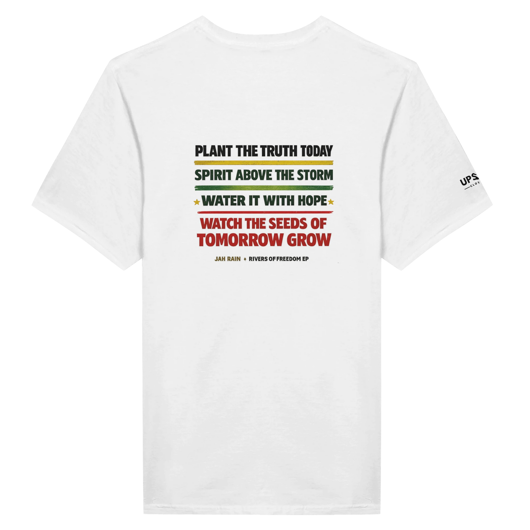 Upstr8 Seeds of Tomorrow T-shirt (Backprint)