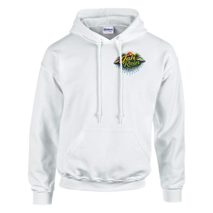 Jah Rain Waterfall/music Unisex Hoodie (Backprint)