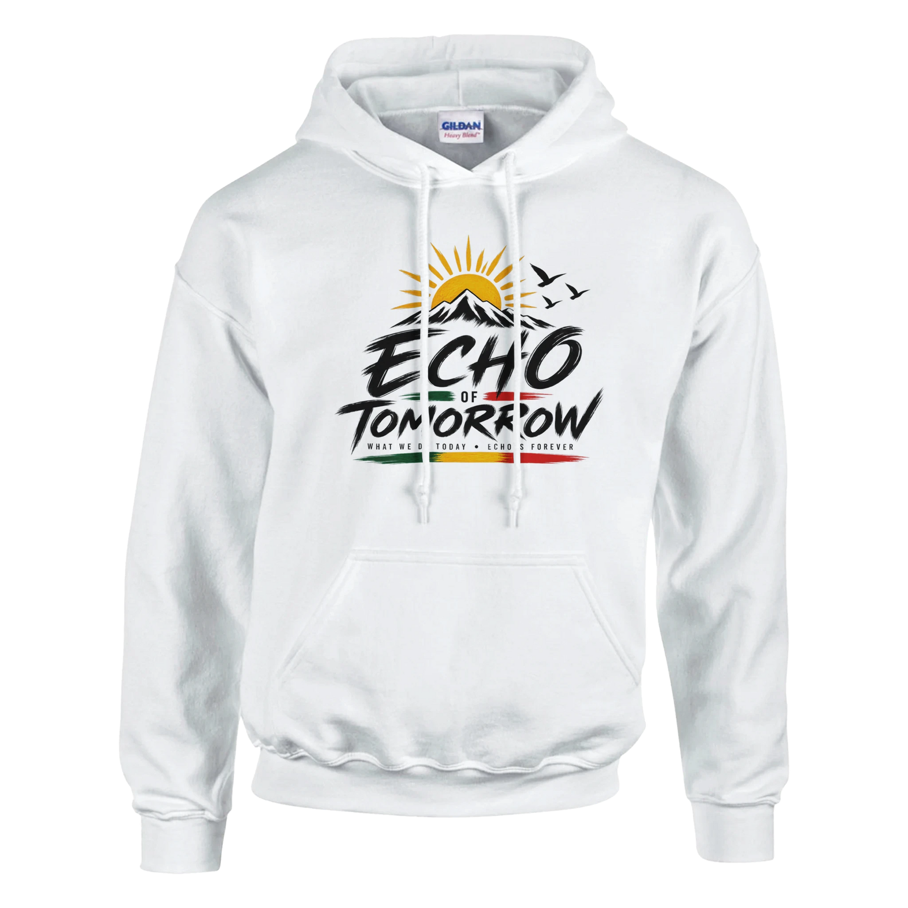 Upstr8 Unisex echo of Tomorrow Hoodie (Backprint)