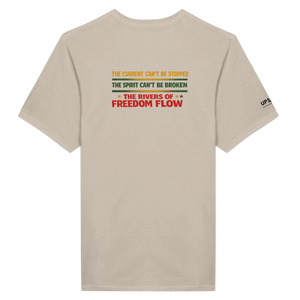 Upstr8 Rivers of Freedom T-shirt (Backprint)