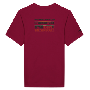 Upstr8 Light in the Struggle T-shirt (Backprint)