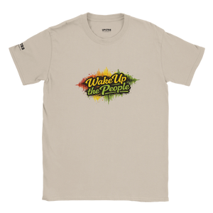 Upstr8 Wake Up/Roots Unisex T-shirt (Backprint)