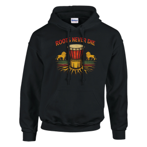Upstr8 Roots/Music Unisex Hoodie (Backprint)