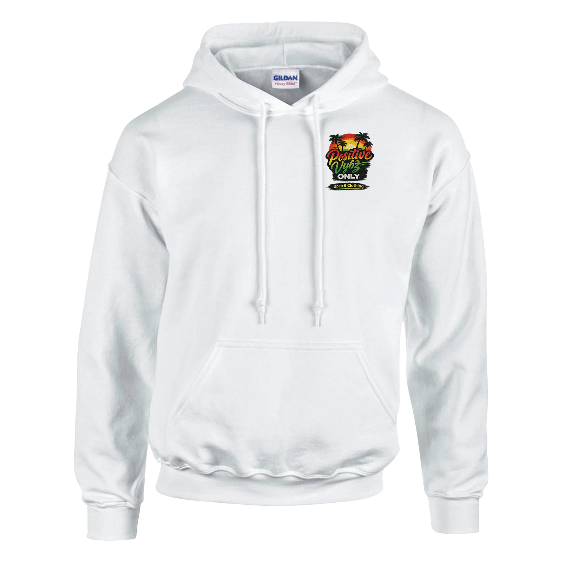 Upstr8 Positive Vybz Only Unisex Hoodie (Backprint)