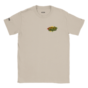 Upstr8 Wake Up Unisex T-shirt (Backprint)