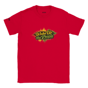 Upstr8 Wake Up/Roots Unisex T-shirt (Backprint)
