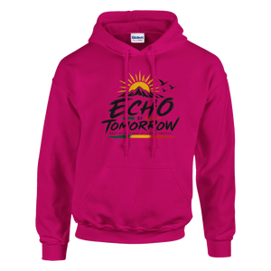 Upstr8 Unisex echo of Tomorrow Hoodie (Backprint)