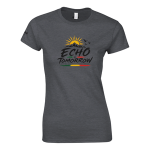 Upstr8 Women's Echo of Tomorrow T-shirt (Backprint)