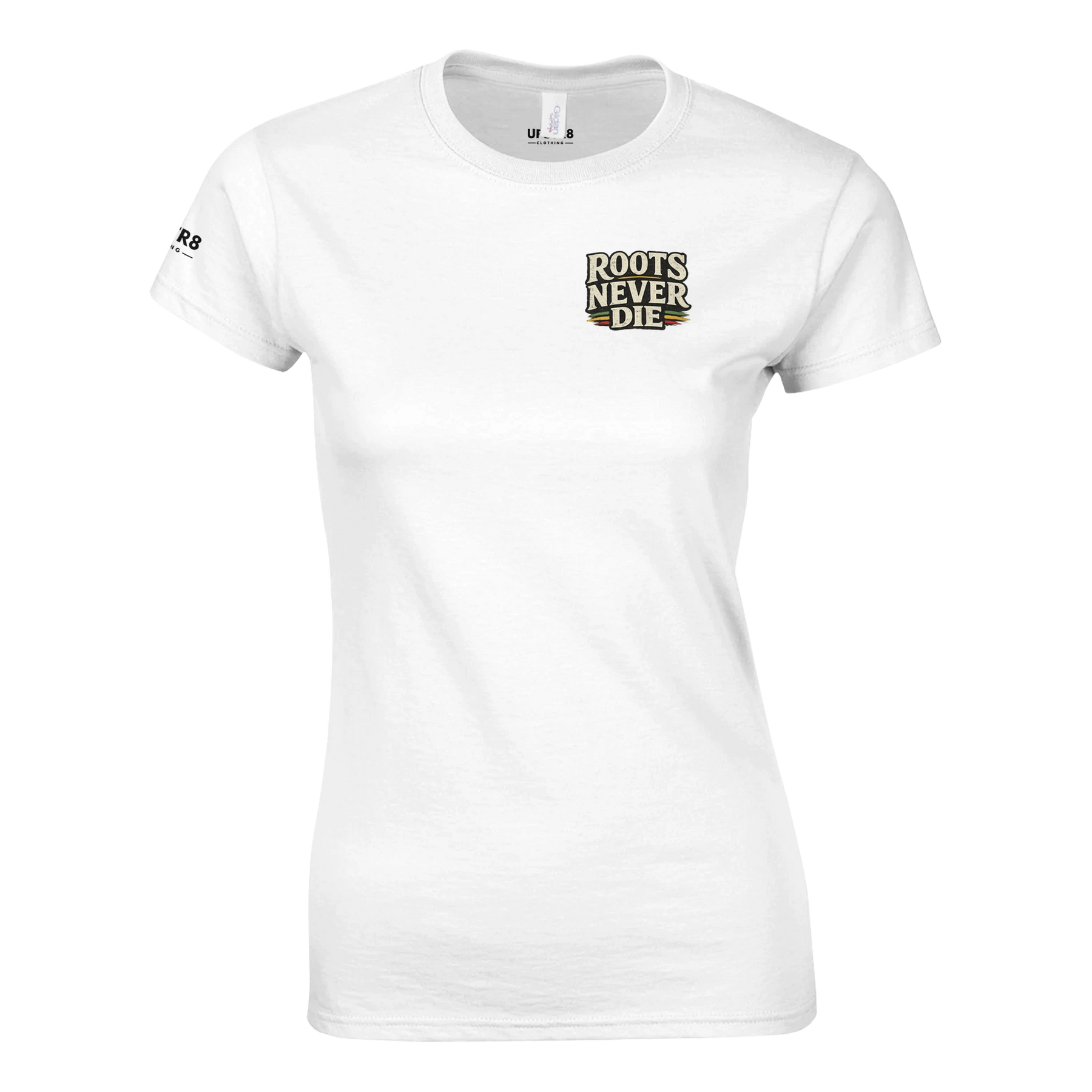 Upstr8 African Roots Women's T-shirt (Backprint)