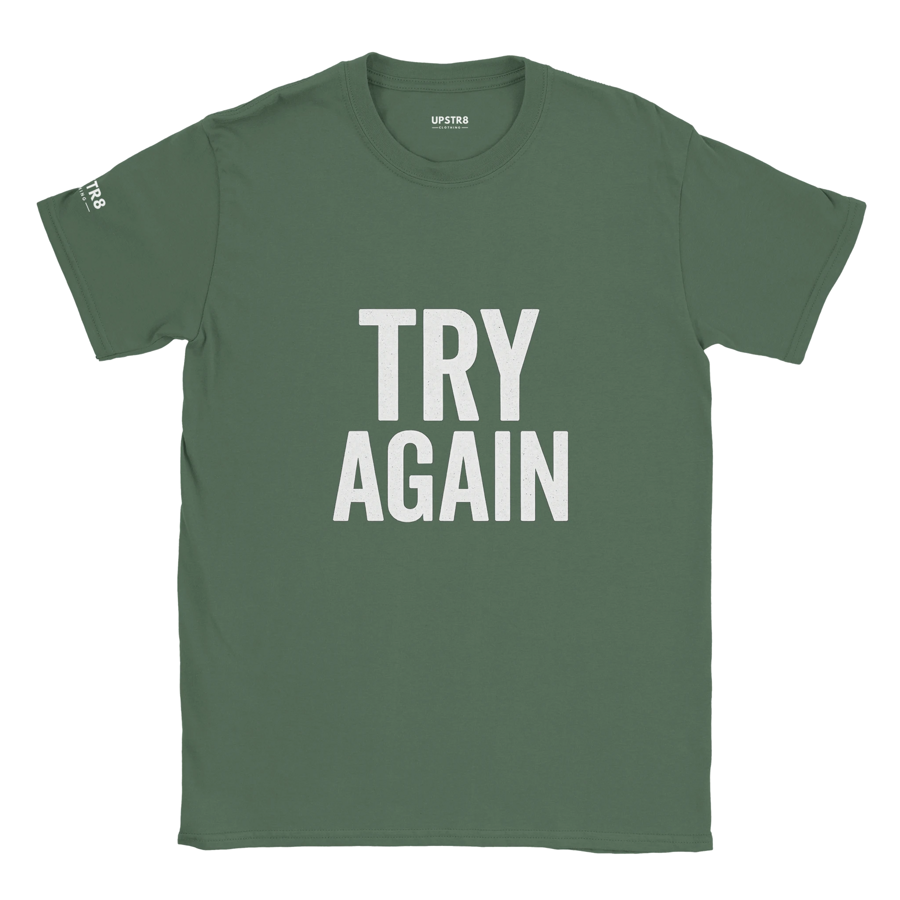 Upstr8 Try Again/Jah Rain Music T-shirt