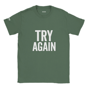 Upstr8 Try Again/Jah Rain Music T-shirt