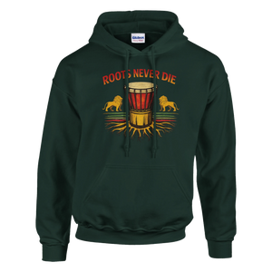 Upstr8 Roots/Music Unisex Hoodie (Backprint)