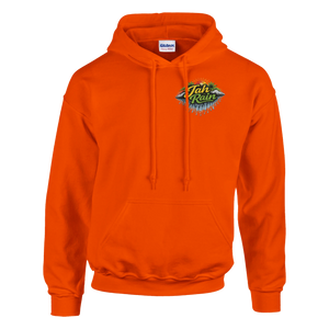 Jah Rain Waterfall/music Unisex Hoodie (Backprint)