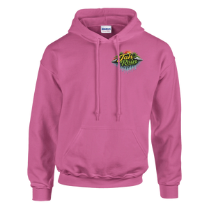 Jah Rain Waterfall/music Unisex Hoodie (Backprint)